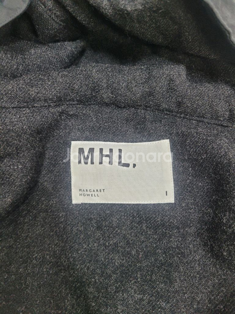 MHL 패디드 코튼 나일론 워크 재킷 후드 파카 L--6