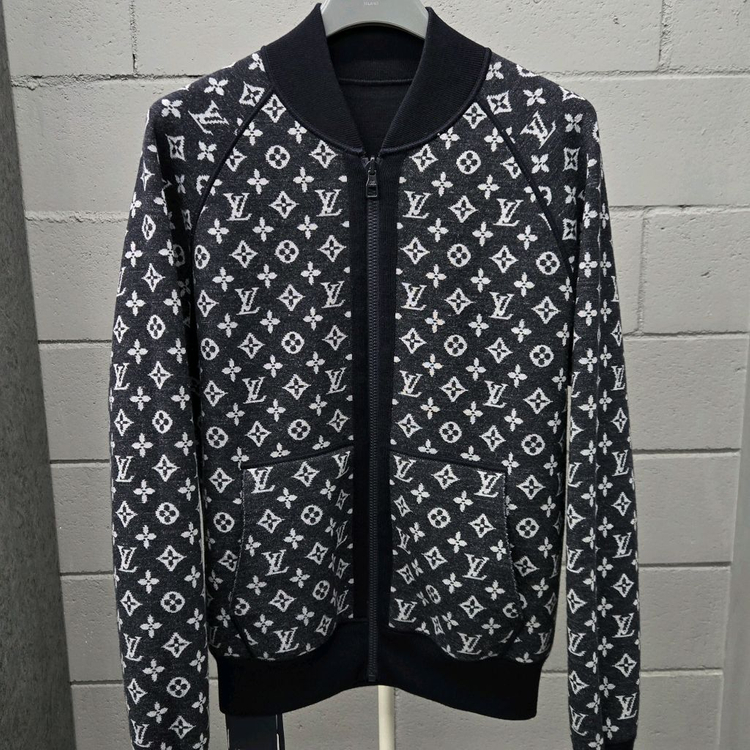 루이비통 LV 모노그램 리버서블 집업 가디건--1