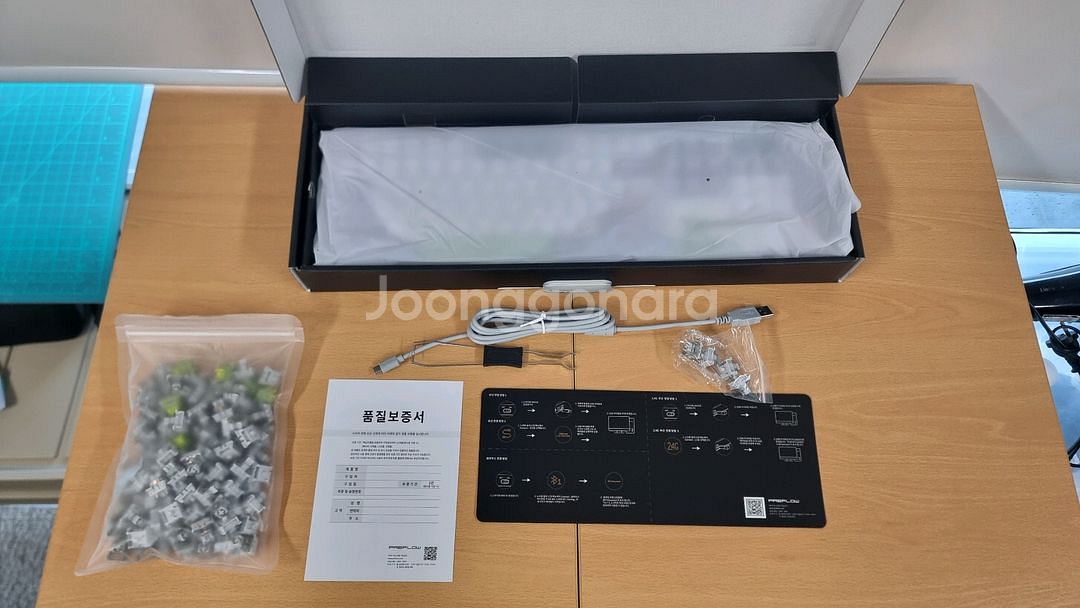 아콘 ak74 마카롱 회목축+저소음 라임축--1