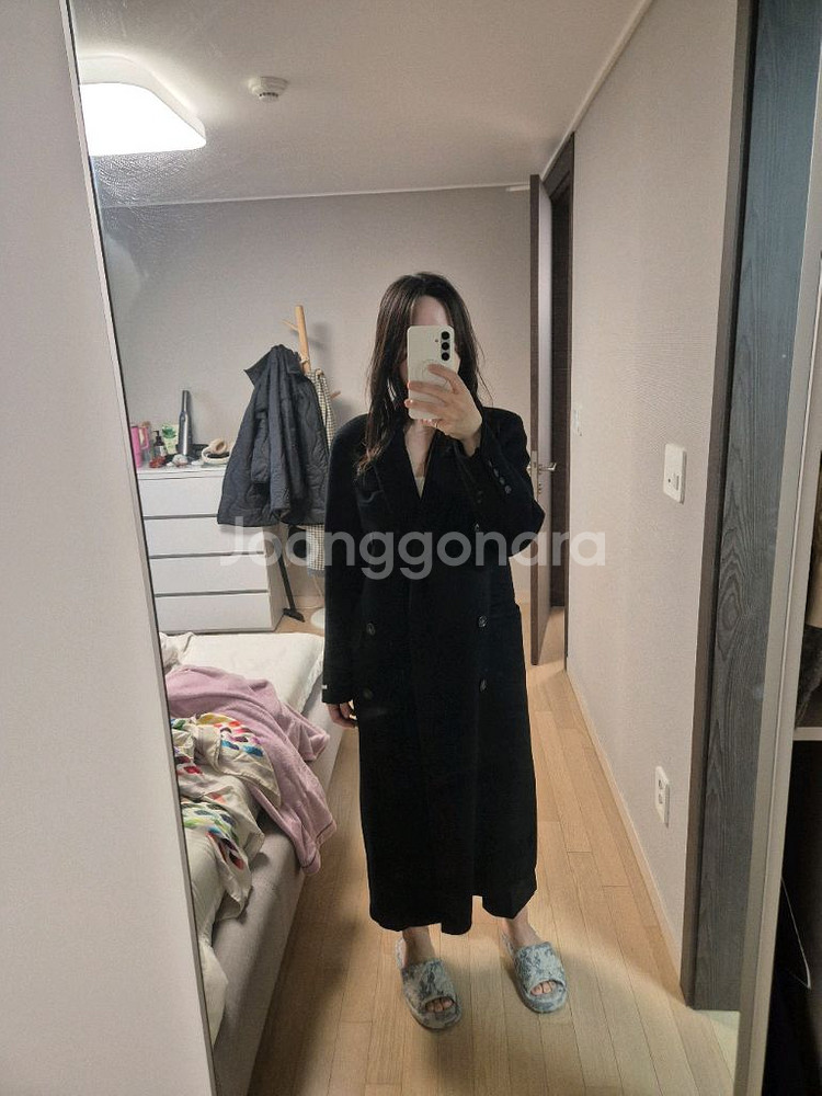 핸드메이드 울90 코트--3