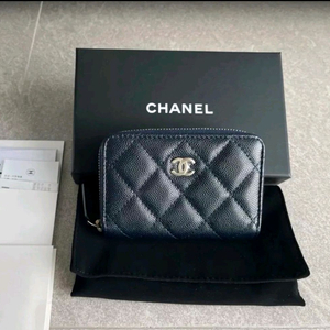 샤넬 캐비어 카드 동전 지갑