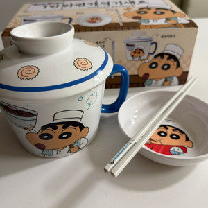 짱구식기세트 1인식기 혼밥 라면용기