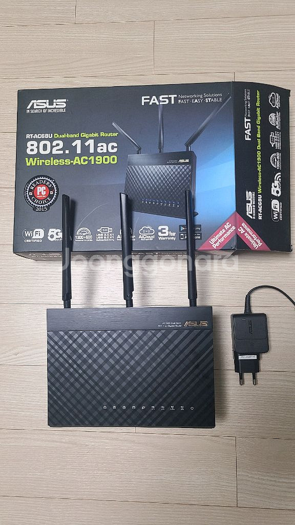 ASUS RT-AC68U 유무선 공유기(2.4/5Ghz--2
