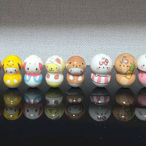 산리오,몰랑이,bt21오뚝이14개 (플리퍼즈,쿠너츠)