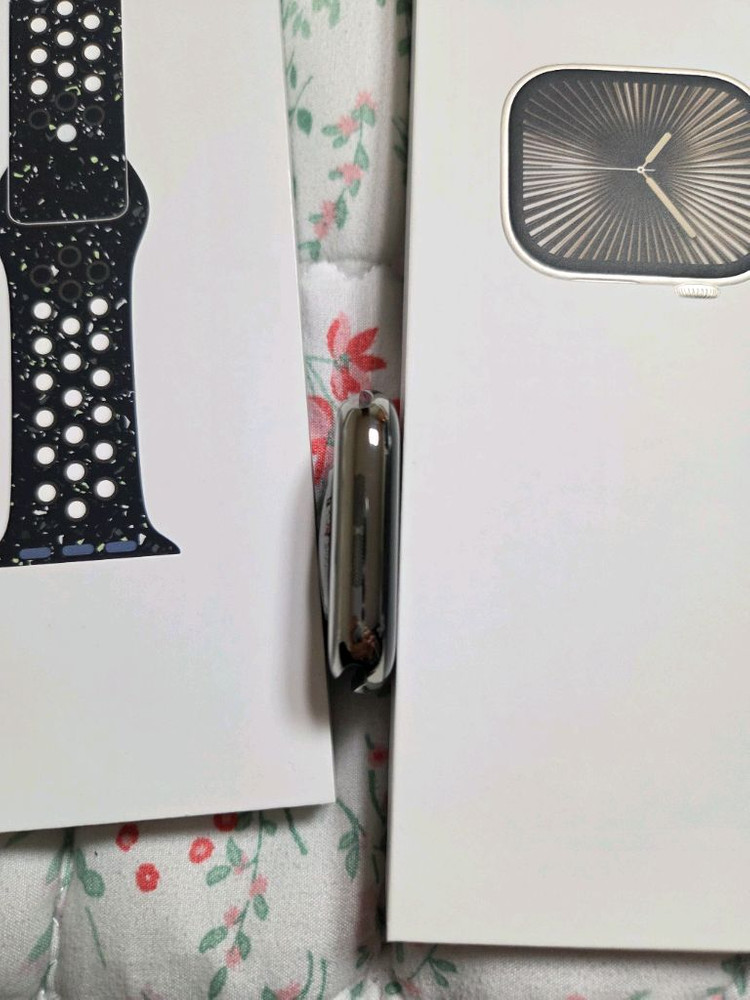 애플워치10 46mm 내추럴 티타늄 풀박 애케플--6