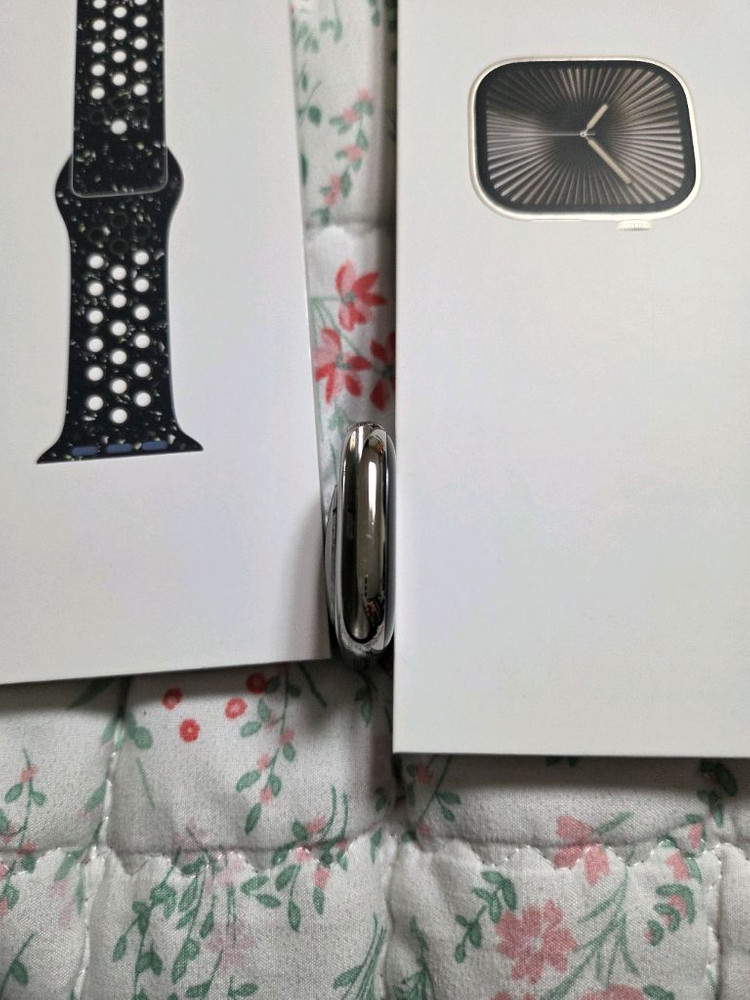 애플워치10 46mm 내추럴 티타늄 풀박 애케플--5