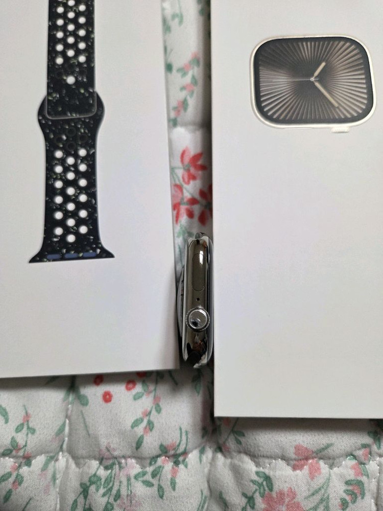 애플워치10 46mm 내추럴 티타늄 풀박 애케플--4