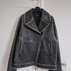 [새상품급] 한섬 타임 양가죽 자켓 66사이즈
