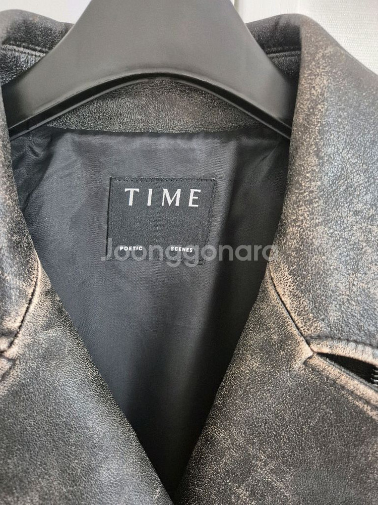 [새상품급] 한섬 타임 양가죽 자켓 66사이즈--1