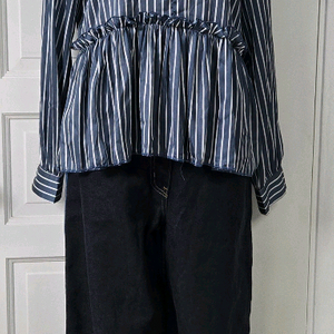 마쥬 블라우스 스타일난다 반반데님 새상품