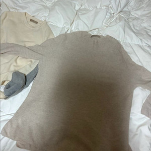 르베이지 캐시미어 롱니트