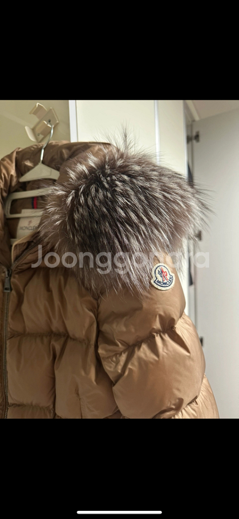 몽클레어 보에드 패딩 카멜 s--7