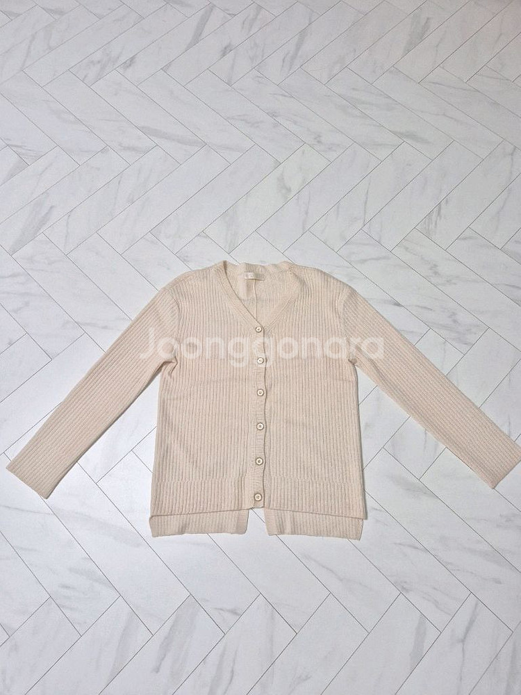 한섬 SJ 가디건 모 100% 55사이즈--0