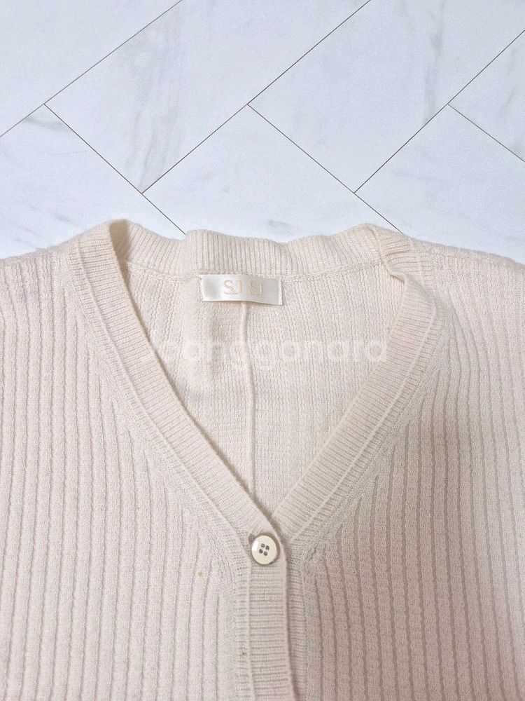 한섬 SJ 가디건 모 100% 55사이즈--1