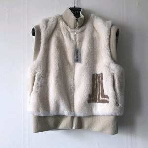 (새상품) LANVIN 랑방 한섬 타임 무스탕 천연 모