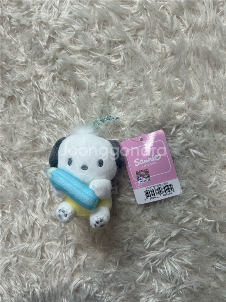 (새상품)산리오 포차코 열공 인형 키링 8cm--0