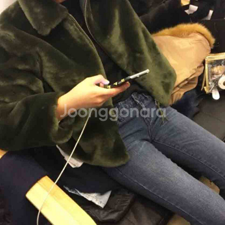 더오픈프로덕트 페이크 퍼자켓 55-66 새상품--1