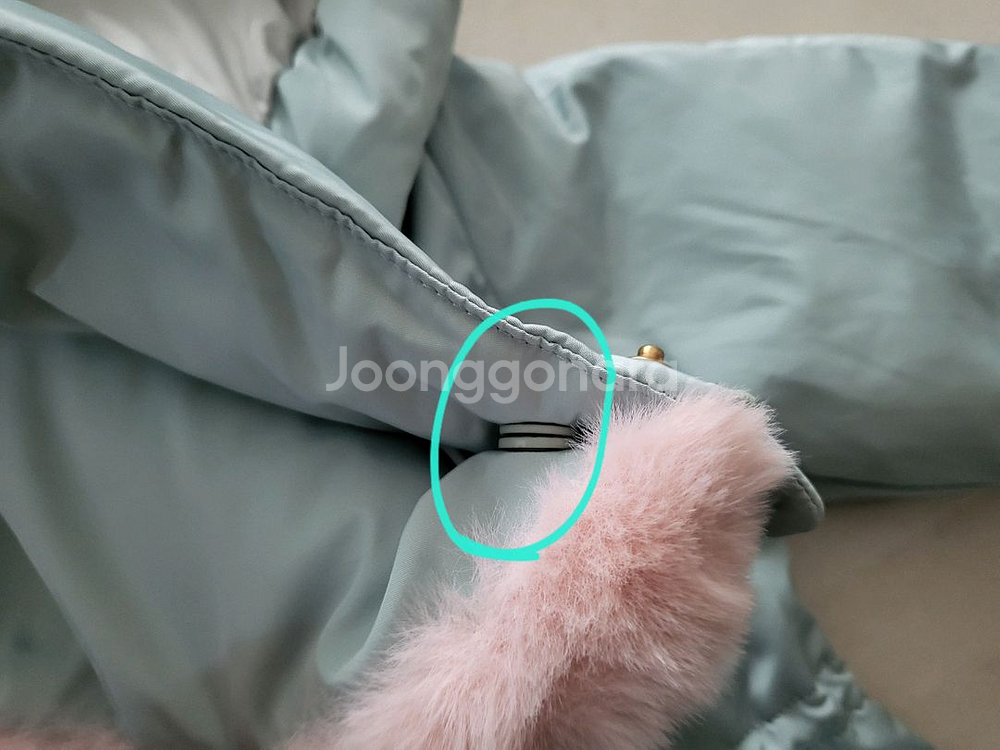 해지스키즈 여아 120사이즈 패딩새거 팔아요--3