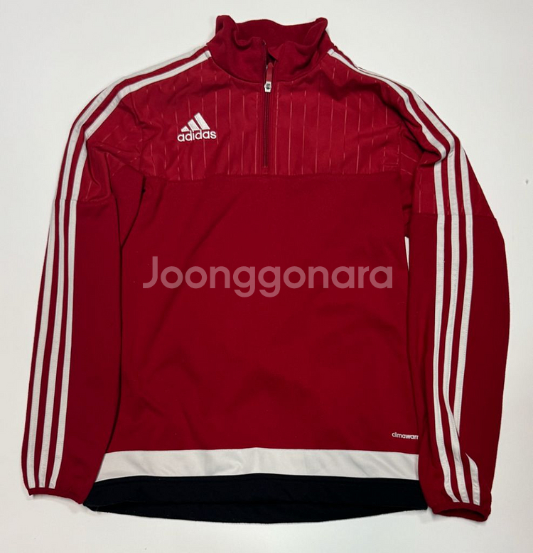 아디다스 삼선트랙 하프집업 풀오버 아노락 맨투맨 L--0