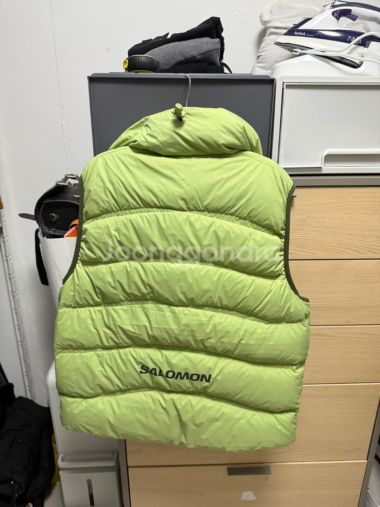 살로몬 하이넥 패딩 점퍼 / 신품급--4