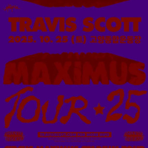 트래비스스캇 내한 티켓 교환 - GA3 E구역