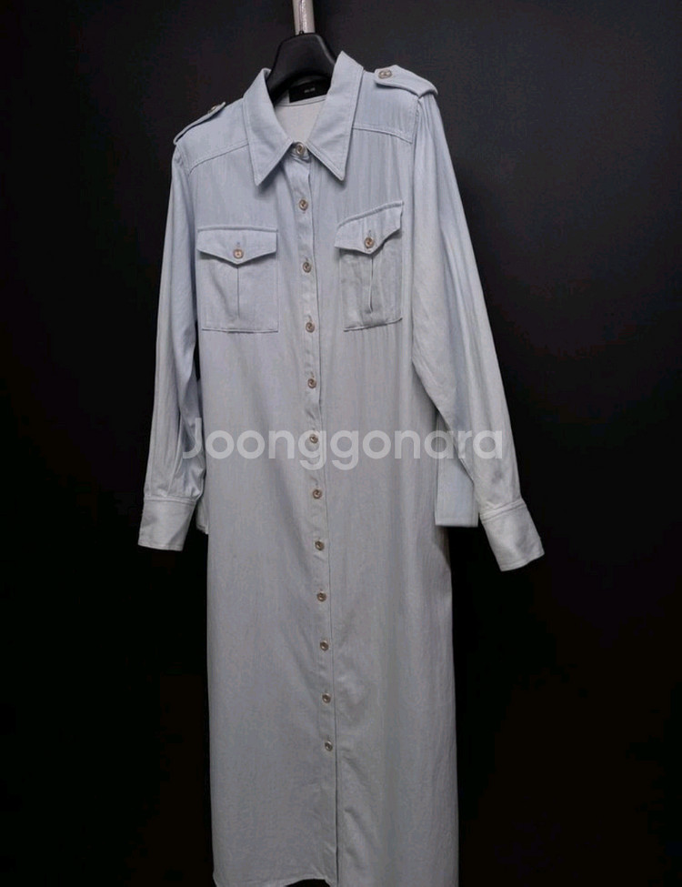 줄로그 JULL LOG 춘추 데님 맥시 롱 원피스 F--2