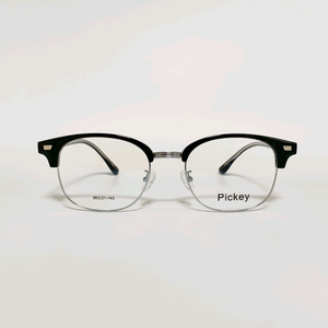 새상품 Pickey 클래식 하금테 투명 안경테 빅사이