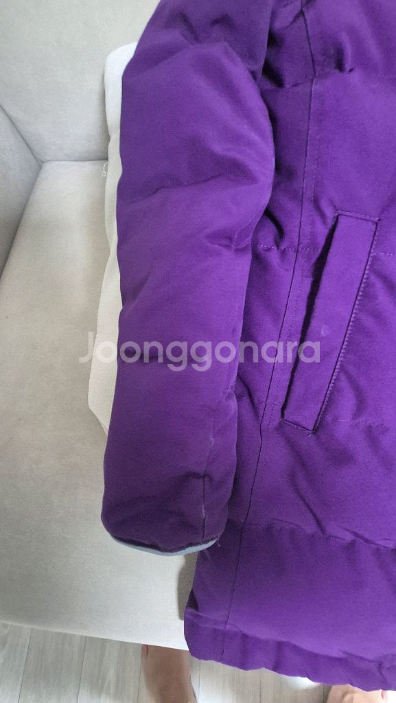 캐나다구스 칠리왁 여아 패딩 퍼플--3