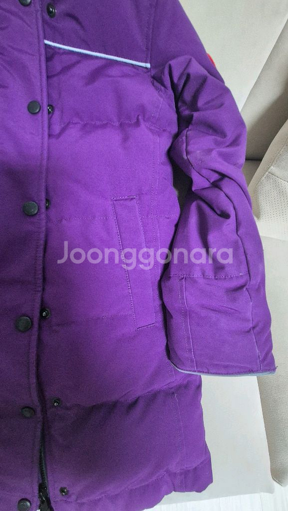 캐나다구스 칠리왁 여아 패딩 퍼플--2