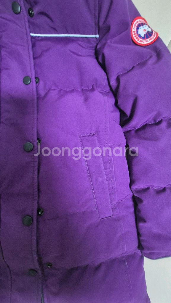 캐나다구스 칠리왁 여아 패딩 퍼플--1