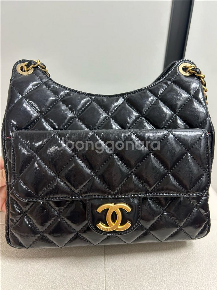 샤넬 시즌 호보백 미듐--0