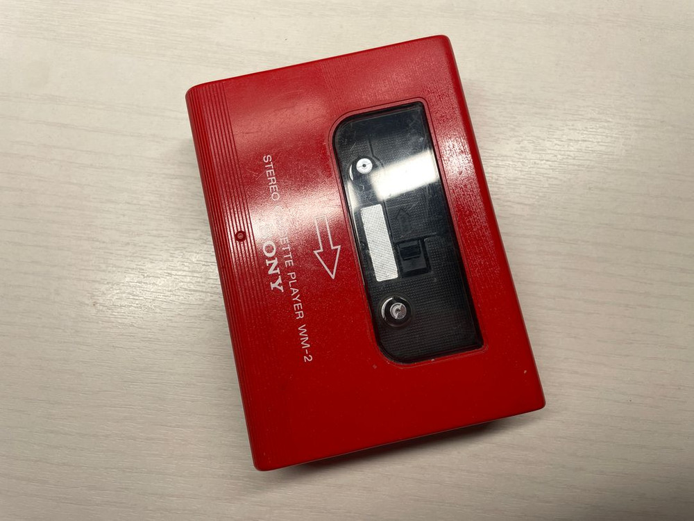 Sony Walkman 워크맨 WM-2 레드(정상작동)--1