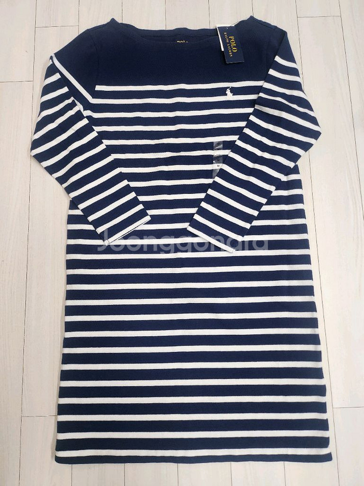 폴로 랄프로렌 스트라이프 롱슬리브 원피스--0