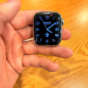 애플워치7 에르메스 41mm 실버 팝니다