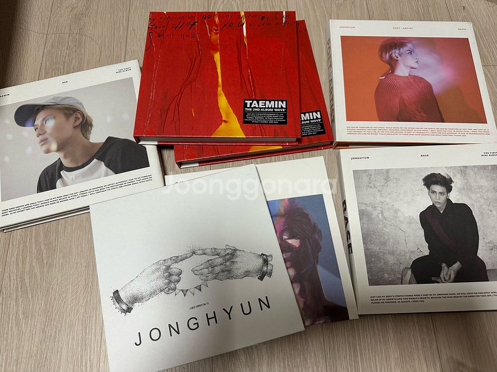 샤이니, 종현, 태민 앨범, 콘서트dvd 일괄 판매--1