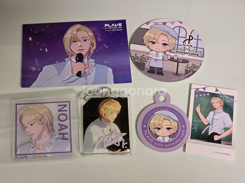 플레이브 노아 애니메이트 특전 콜라보 카페 아크릴 코스--0