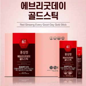 (미개봉 새상품) 홍삼정 에브리굿데이 골드스틱 30포