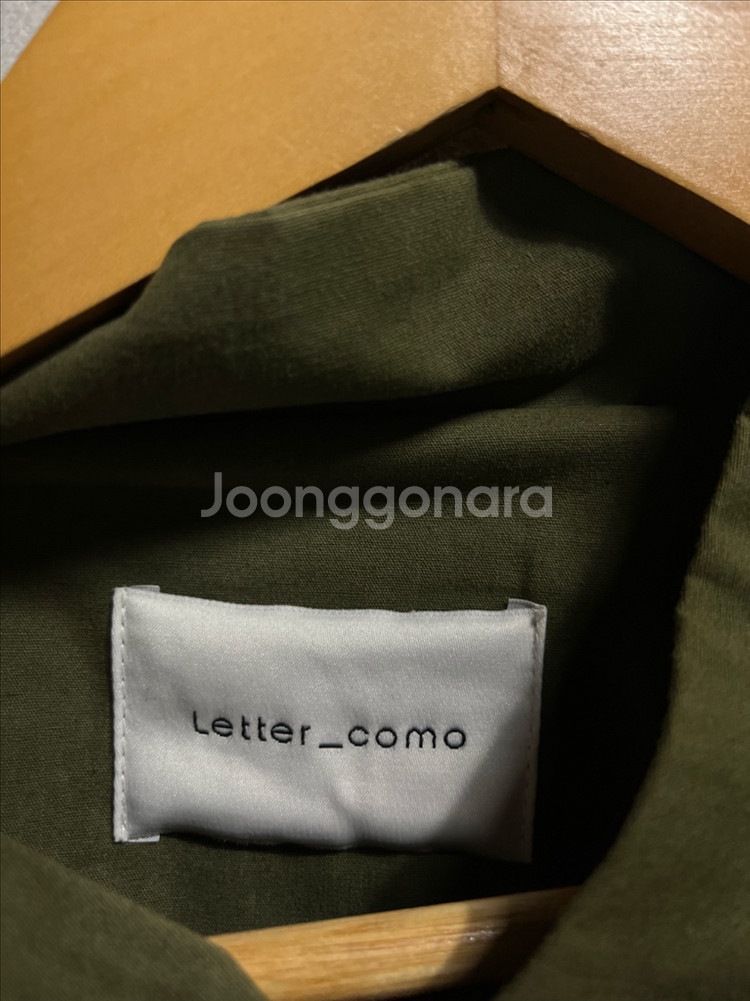 100-110 레터르코모 루즈핏 야상 자켓--3