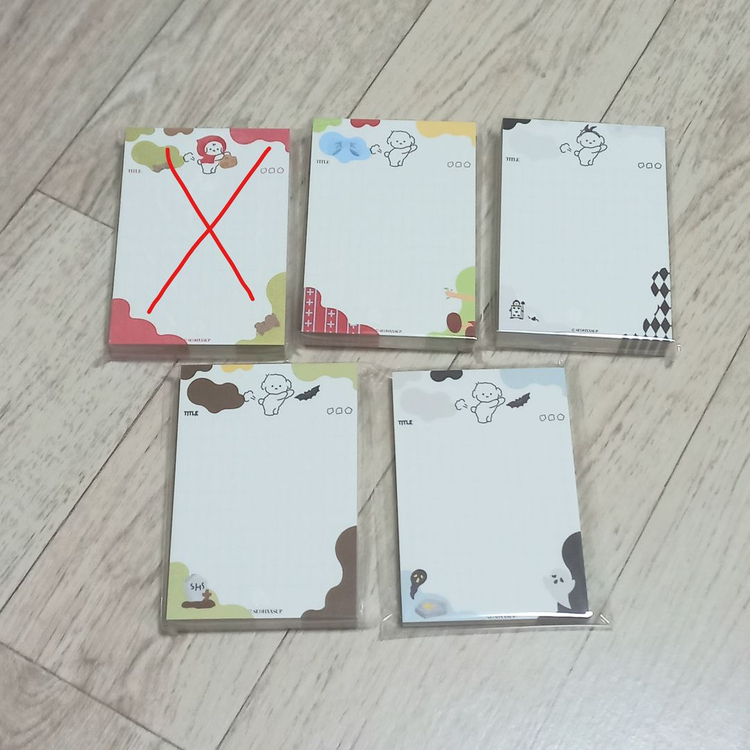 서희숲 온숲 여리상점 b5 하프 쿼터 미니북 골라담기!--7