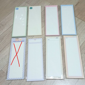 b5 하프 노트패드 50매씩 개당 1900원