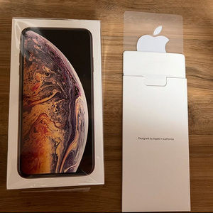 아이폰 XS 맥스 박스 설명서 스티커