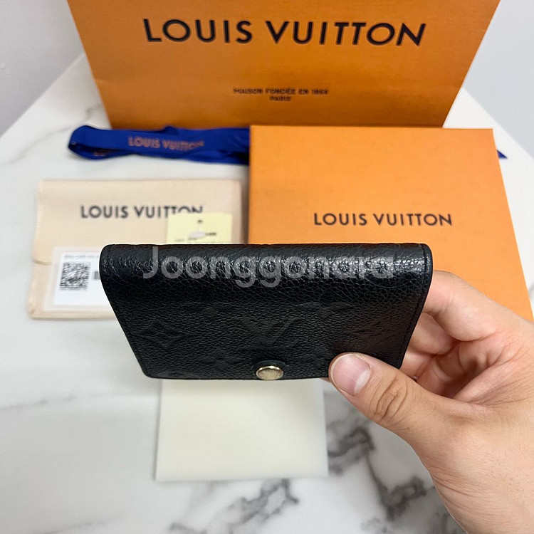 루이비통 모노그램 앙프렝뜨 비즈니스 카드홀더 카드지갑--5