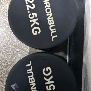 이이언불 TPU 우레탄덤벨(아령)22.5KG 두개