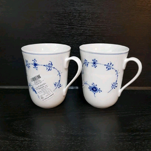 미개봉)로얄코펜하겐 플레인머그 2인조 (330ml)