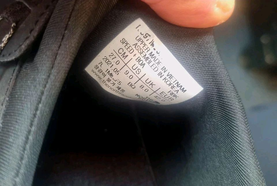 노스페이스 트레킹화 SPEED+BOA 270mm 이미지