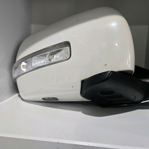 모하비 전동 사이드미러 조수석 흰색