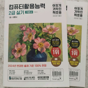 (새책,개정본)이기적 컴퓨터활용능력 2급 실기(2024