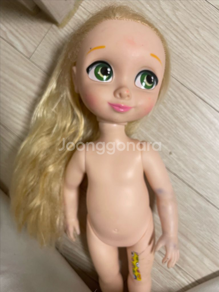 디즈니 베이비돌 라푼젤 인형 정품--3