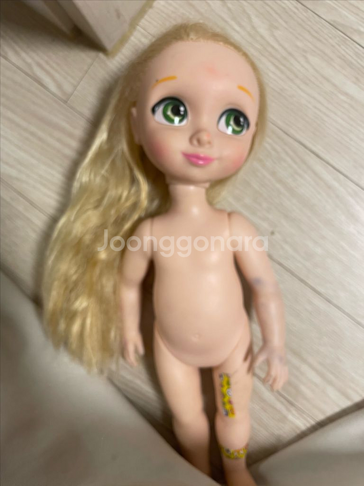 디즈니 베이비돌 라푼젤 인형 정품--4