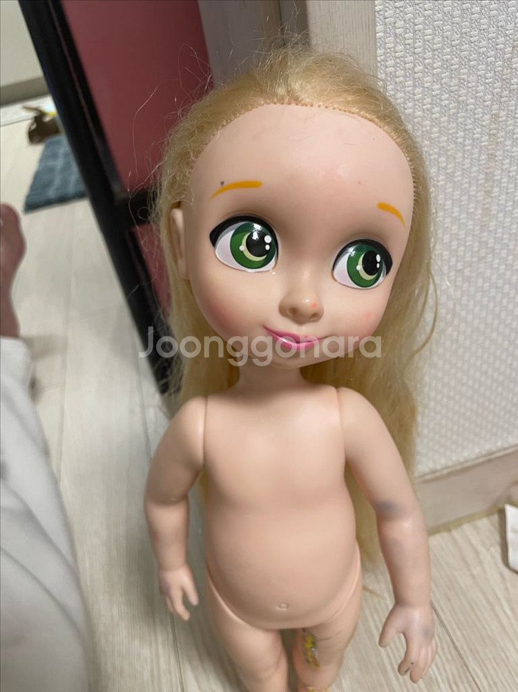 디즈니 베이비돌 라푼젤 인형 정품--7